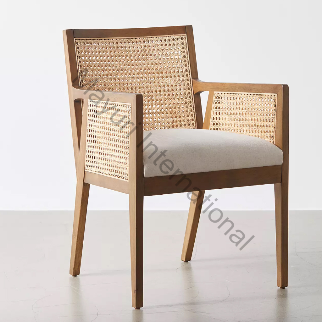 Cane Arm Chairs 