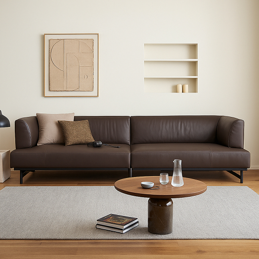 image of Leather sofa 