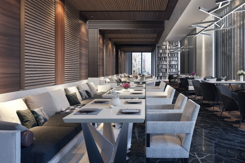 Mobile view of hotel dining furniture manufactured by Mayuri Furnitures in Bangalore